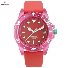 Niestandardowe szafirowe case case przezroczyste zegarki