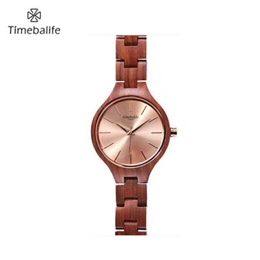 Kobiet Cherry Wood zegarek